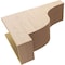 Ekena Millwork 10"W x 30"D x 20"H Classic Newport Rough Cedar Woodgrain TimberThane Corbel, Primed Tan CORUR10X30X20NEWRCPR - alternate 5